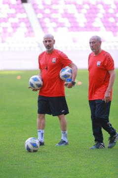 المنتخب الوطني يختتم تحضيراته قبل التوجه إلى الأردن غداً